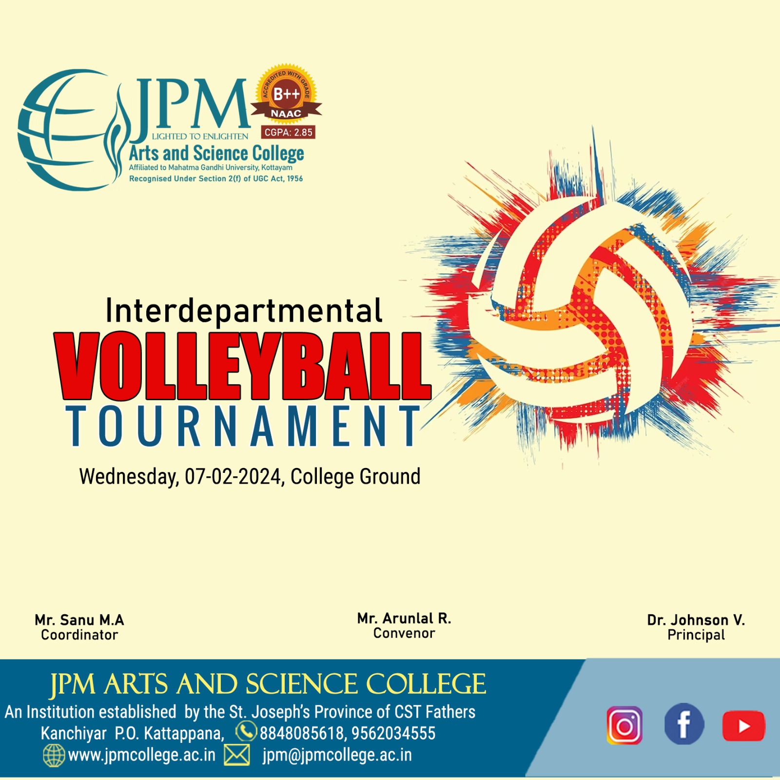 INTERDEPARTMENTAL VOLLEYBALL TOURNAMENT